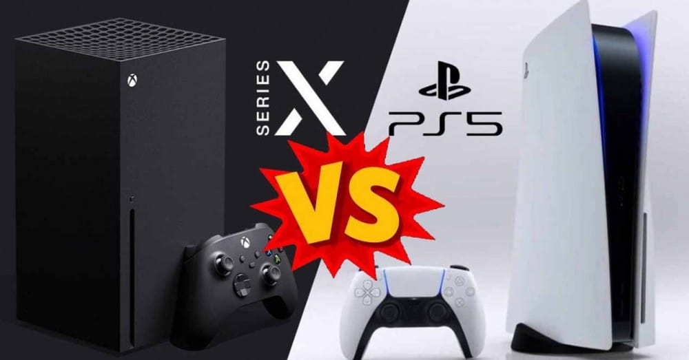 Sammenligning Xbox Series X vs PS5-konsoller
