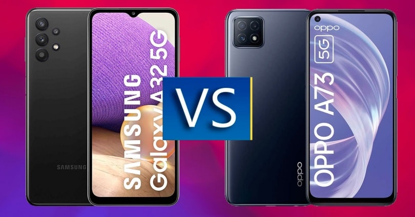 Samsung Galaxy A32 5G contro OPPO A73 5G