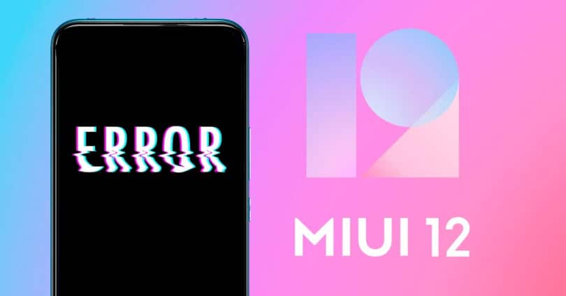 Исправить все сообщения об ошибках при обновлении MIUI 12