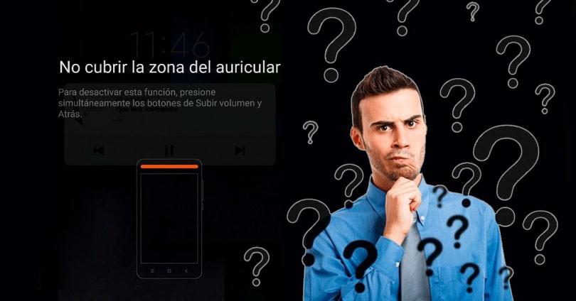 Не закрывать область динамика мобильного телефона