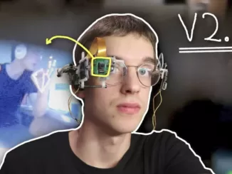 Een slimme bril gemaakt met een Raspberry Pi die gebaren detecteert