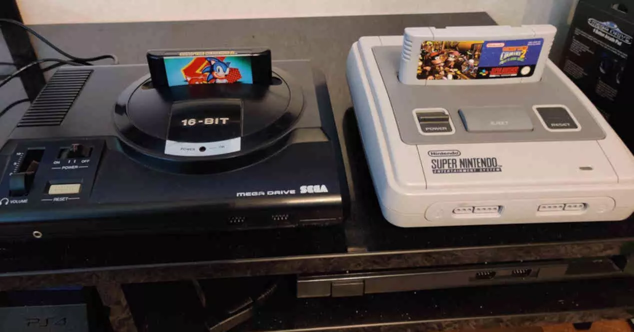 Super Nintendo contro SEGA Mega Drive