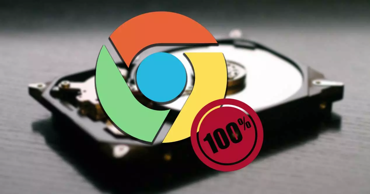 Chrome потребляет 100% жесткого диска