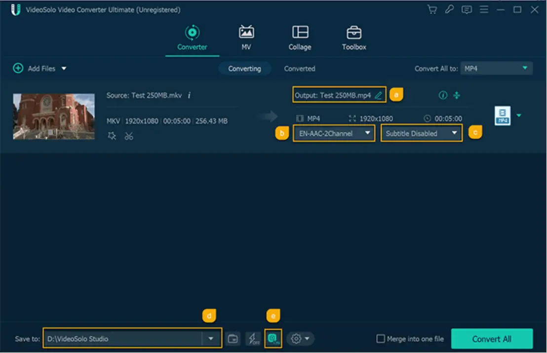 VideoSolo Video Converter Ultimate Review Convert MKV to MP4 Freely