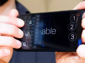 Hvordan skrive blindeskrift på iPhone