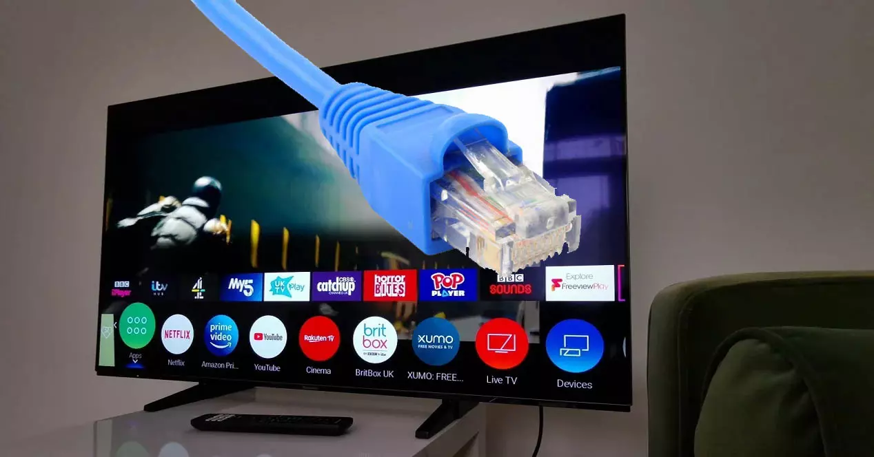 Câble Ethernet pour la TV