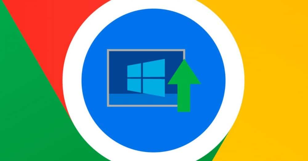 Google Chrome dwingt je om Windows te updaten