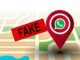 envoyer un faux emplacement sur WhatsApp