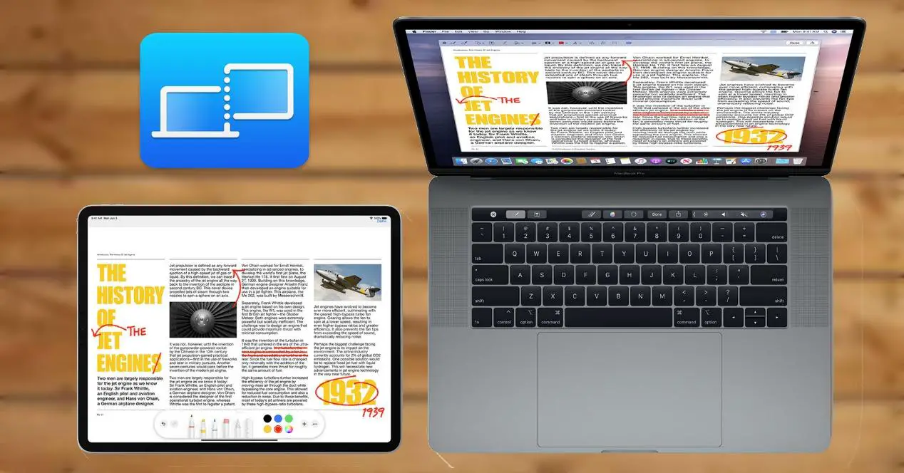 använda iPad som en extern bildskärm för Mac