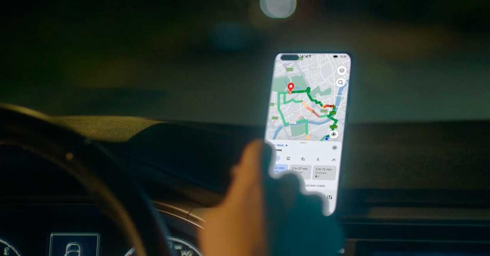 la seule application qui peut résister à Google Maps est de Huawei