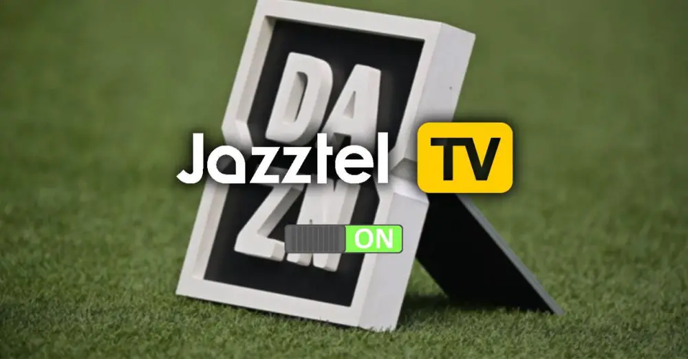 Jazztel TV가 있는 경우 DAZN 계정을 활성화하십시오.