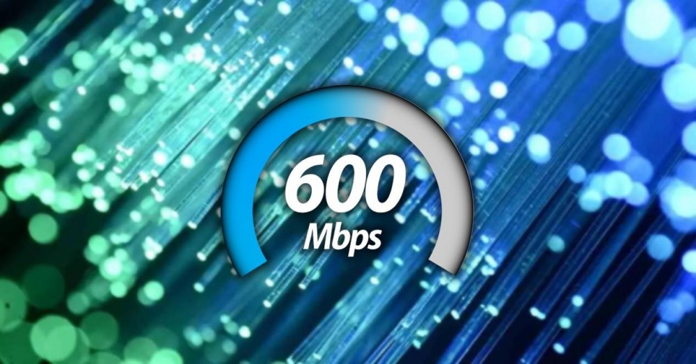 The best fiber rates with 600 Mbps