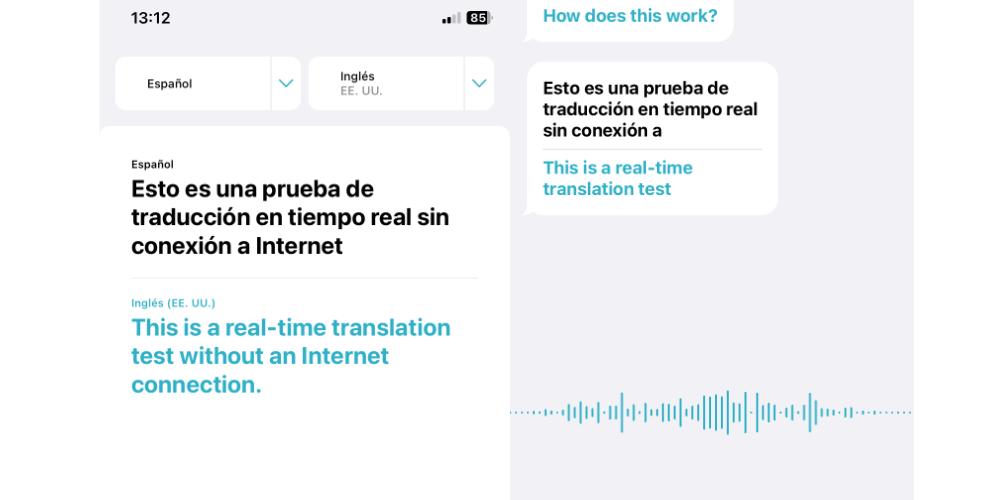 traduccion tiempo real iphone