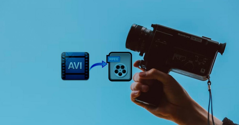 AVI から MPEG への変換方法