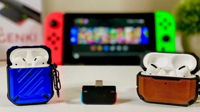 Nintendo Switch で AirPods を使用する